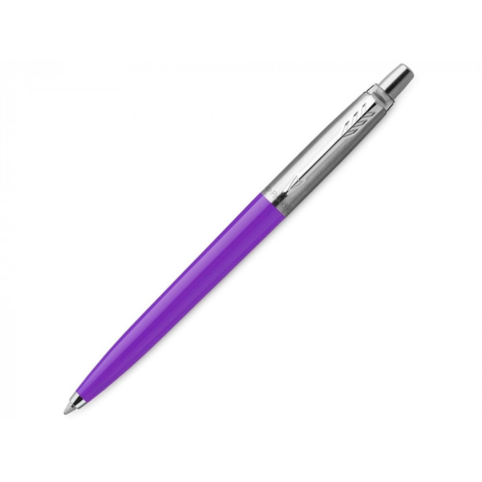 Шариковая ручка Parker Jotter, цвет FROSTY PURPLE, цвет чернил синий, толщина линии M , в подарочной коробке