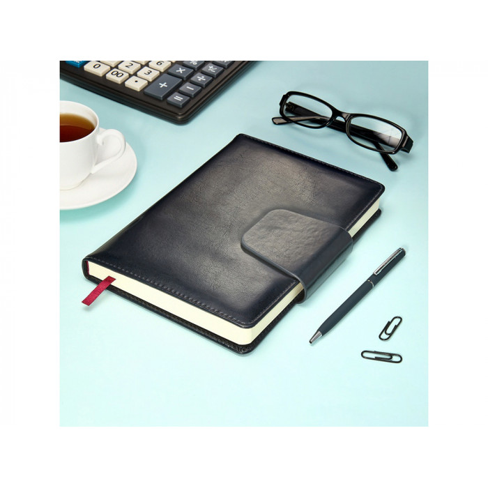 Ежедневник А5 недатированный Prestige, синий