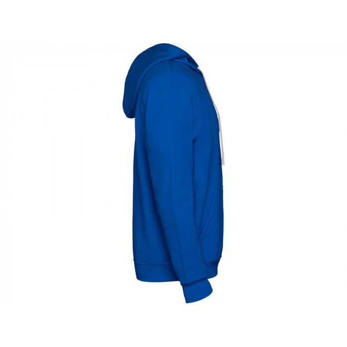 Толстовка с капюшоном Urban мужская, королевский синий/белый