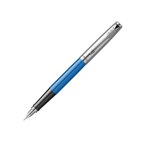 Ручка перьевая Parker Jotter Originals Blue Chrom CT, перо: F, цвет чернил: blue, в подарочной упаковке