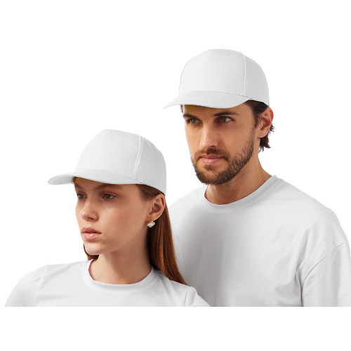 Бейсболка Мемфис 230 5-панельная, белый