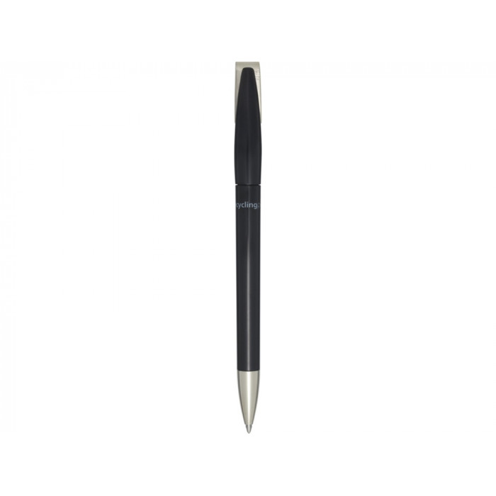 Ana шариковая ручка из переработанной пластмассы - сплошной черный