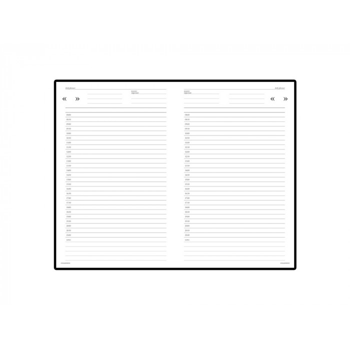 Ежедневник А5 недатированный Бумвинил, синий