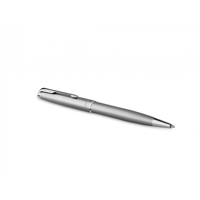 Шариковая ручка Parker Sonnet Stainless Steel CT, толщина линии M, цвет чернил черный, в подарочной упаковке