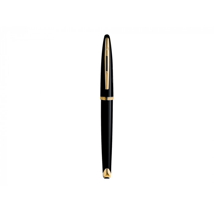 Перьевая ручка Waterman Carene, цвет: Black GT, перо: F