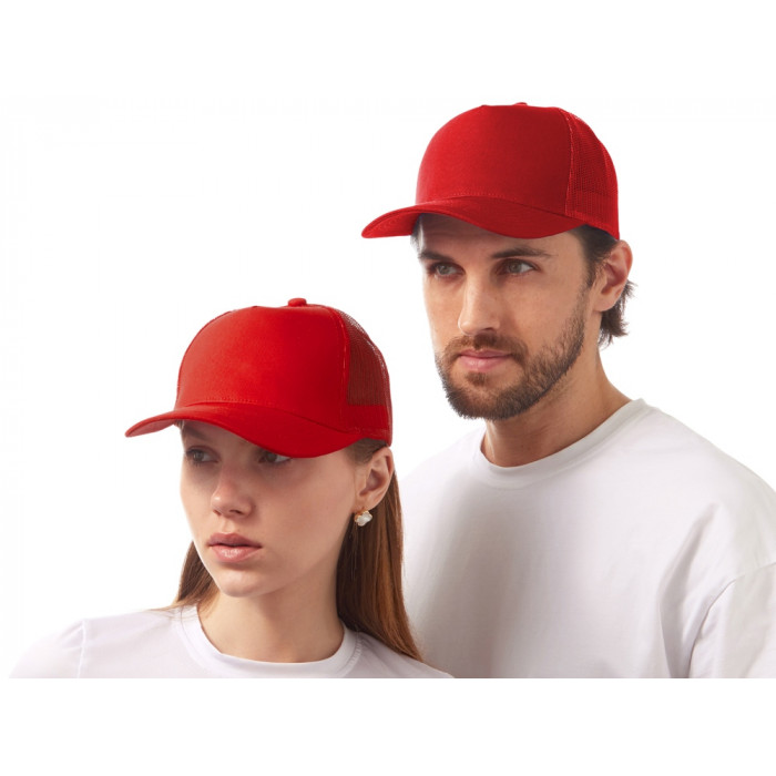 Бейсболка Kansas, красный