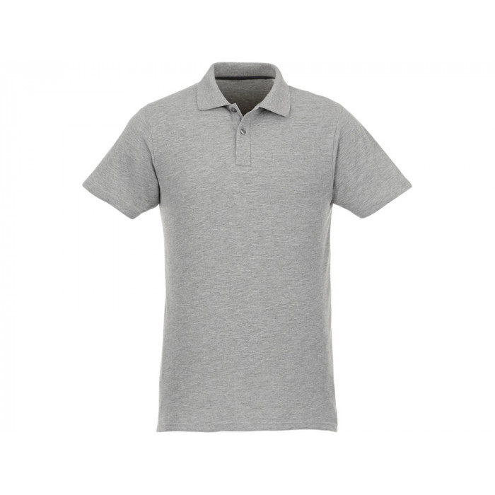 Мужское поло Helios с коротким рукавом, серый яркий
