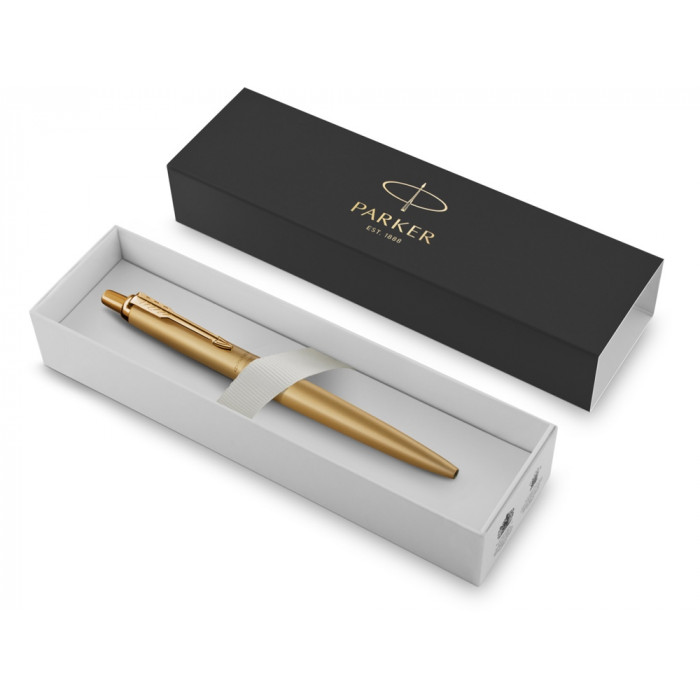 Шариковая ручка Parker Jotter XL SE20 Monochrome в подарочной упаковке, цвет: Gold, стержень Mblue