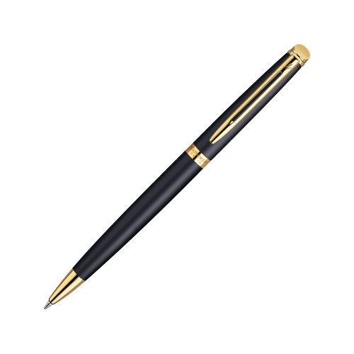 Шариковая ручка Waterman Hemisphere, цвет: MatteBlack GT, стержень: Mblk