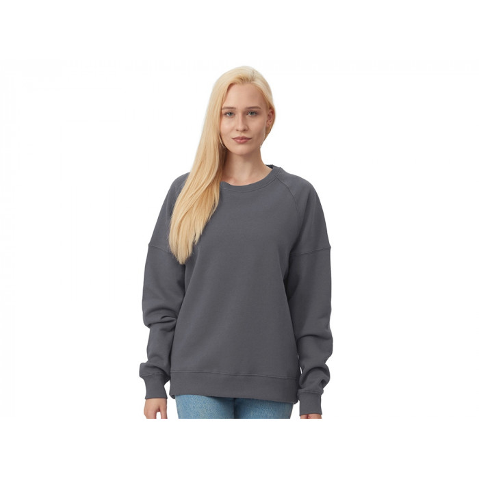 Свитшот оверсайз Paris, унисекс, темно-серый