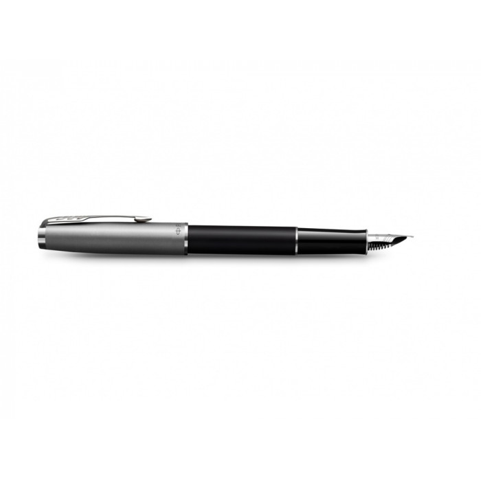 Перьевая ручка Parker Sonnet Entry Point Black Steel CT, перо: F, цвет чернил: black, в подарочной упаковке