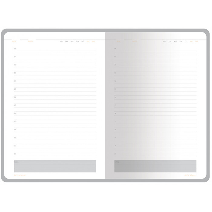 Ежедневник А5 недатированный Mercury, темно-синий