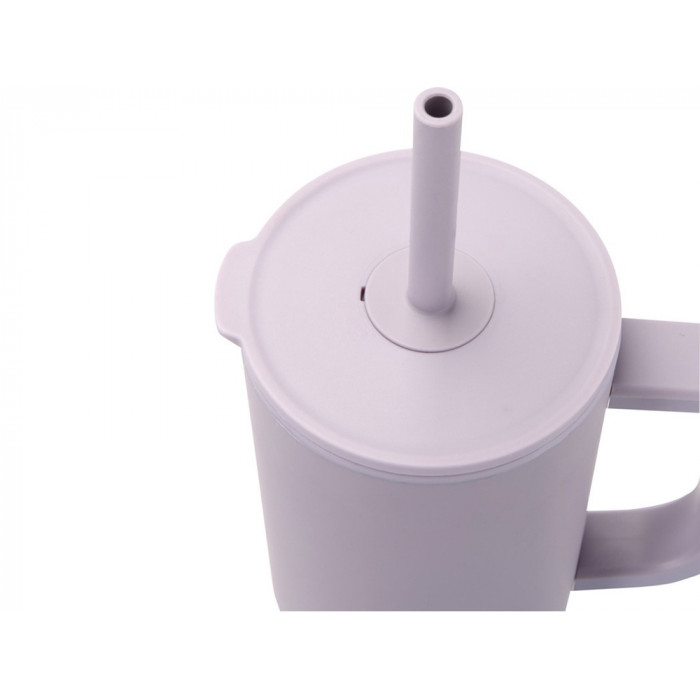 Brady термостакан с силиконовой трубочкой, 900 мл, сертифицированный согласно RCS- Сиреневый