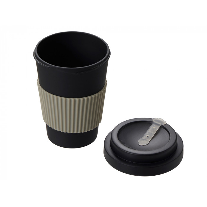 Термокружка Muffin из натуральных волокон, черный