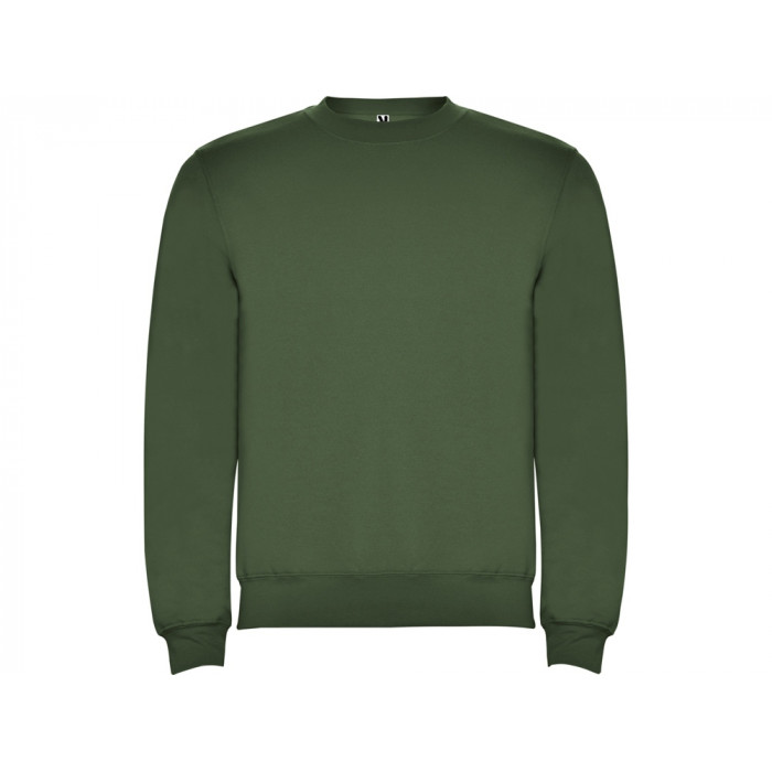 Свитшот с начесом Clasica унисекс, хаки