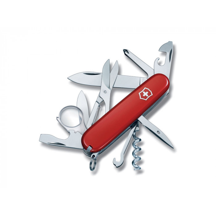 Нож перочинный VICTORINOX Explorer, 91 мм, 16 функций, красный