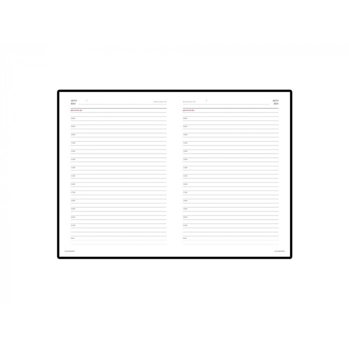 Ежедневник недатированный А5 Ideal New, красный