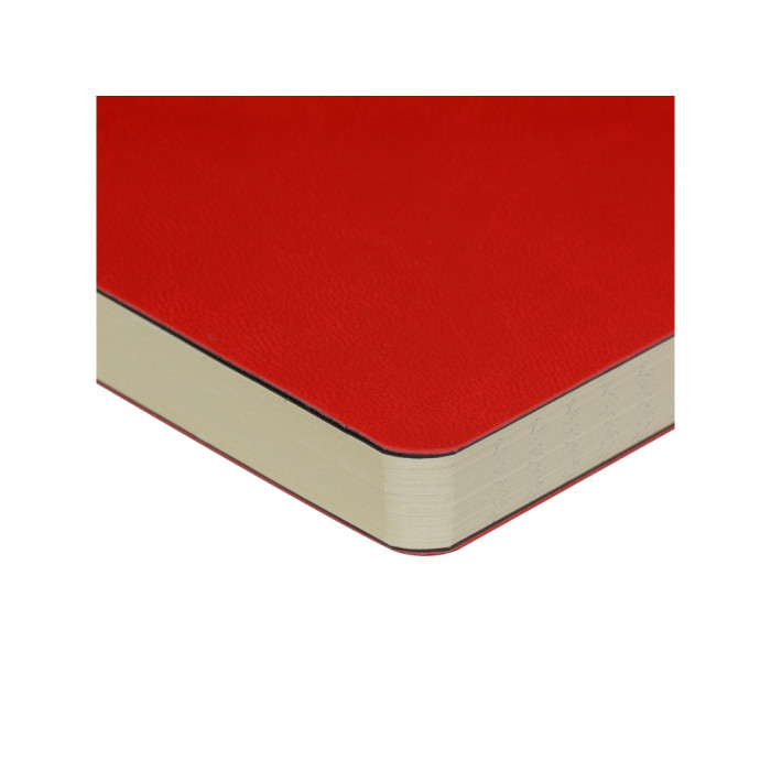 Ежедневник А5 недатированный Megapolis Velvet Flex, красный