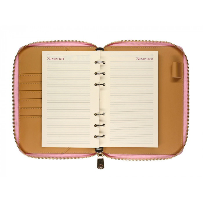ЕЖЕДНЕВНИК недатированный А5- RIVIERA. ZEFIR (РОЗОВЫЙ ЗЕФИР)