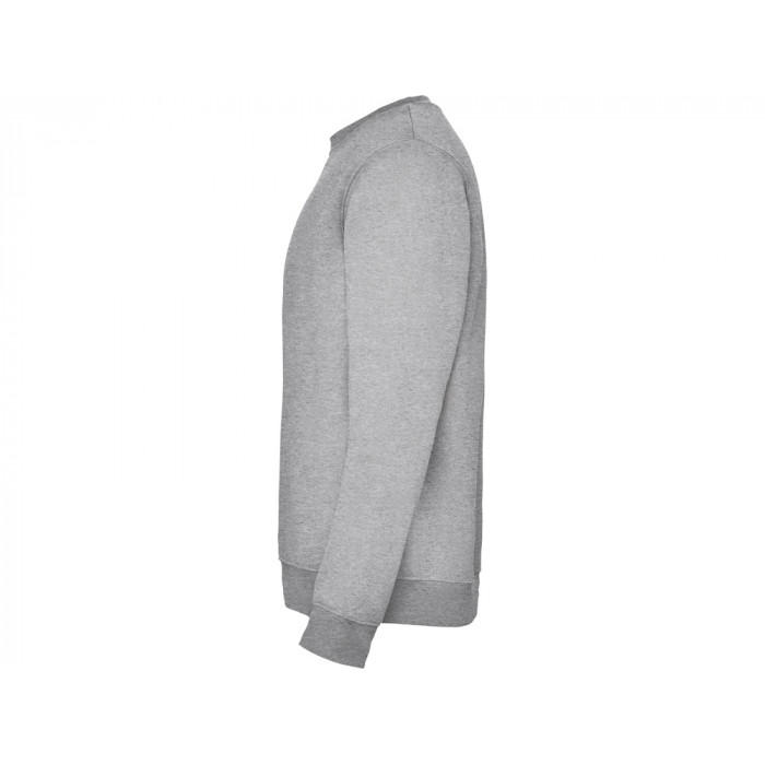 Свитшот с начесом Clasica унисекс, серый меланж