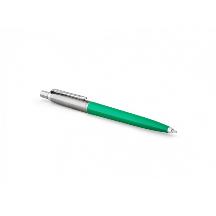 Шариковая ручка Parker Jotter, цвет GREEN, цвет чернил синий, толщина линии M , в подарочной коробке