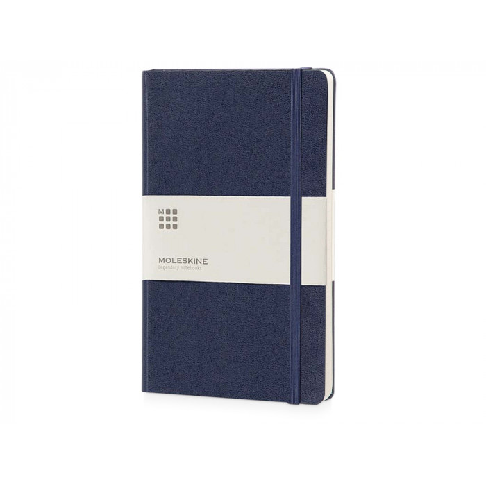 Записная книжка Moleskine Classic (в линейку) в твердой обложке, Pocket (9x14см), синий