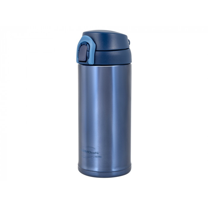 Термос из нерж. стали тм ThermoCafe ТС-350T (Blue), 0.35L, синий