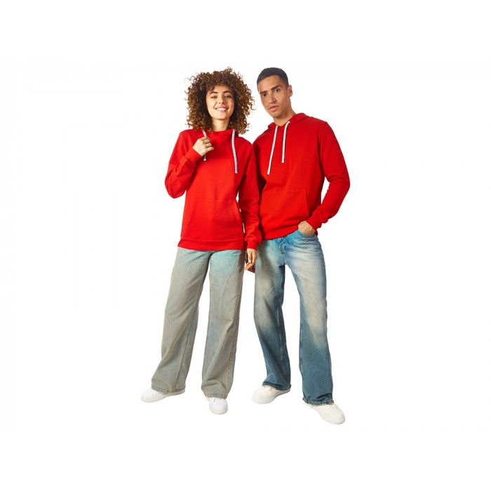 Толстовка унисекс Stream с капюшоном, красный