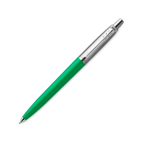 Шариковая ручка Parker Jotter, цвет GREEN, цвет чернил синий, толщина линии M , в подарочной коробке