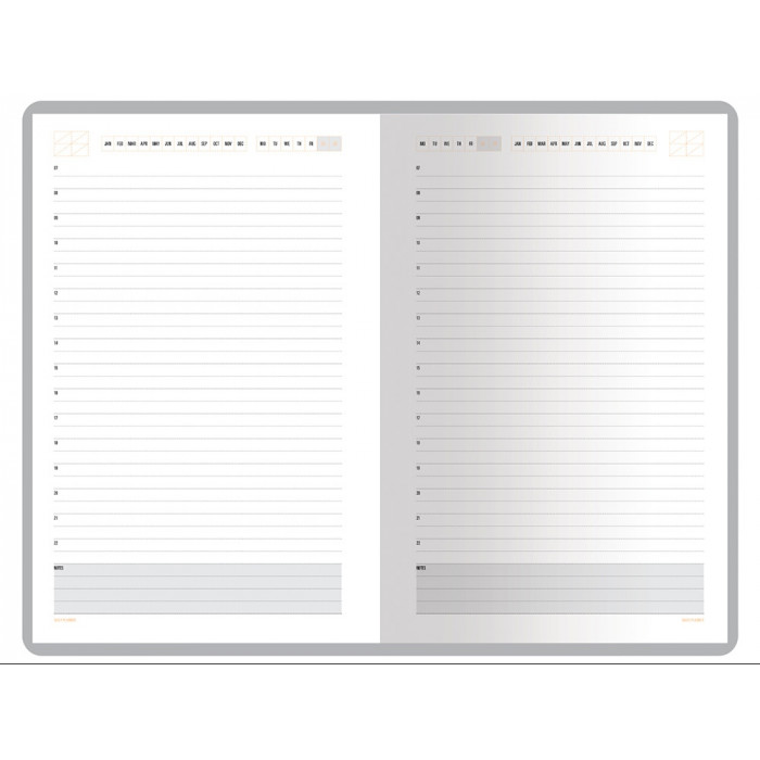 Ежедневник А5 недатированный Mercury, фиолетовый