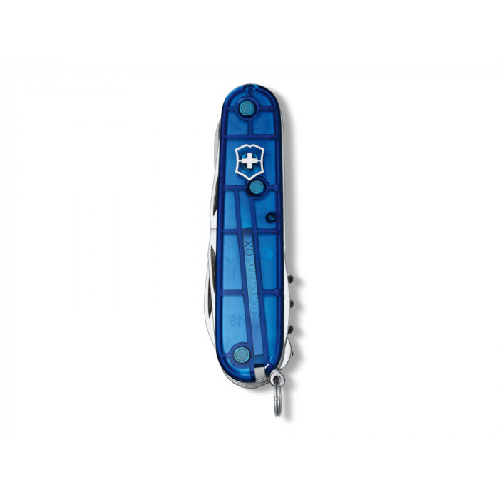 Нож перочинный VICTORINOX Climber, 91 мм, 14 функций, полупрозрачный синий