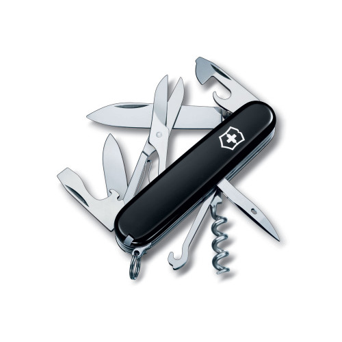 Нож перочинный VICTORINOX Climber, 91 мм, 14 функций, чёрный