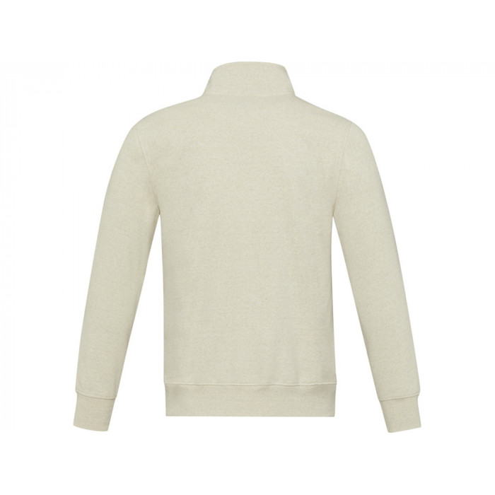 Galena унисекс-свитер с полноразмерной молнией из переработанных материалов Aware™  - Бежевый