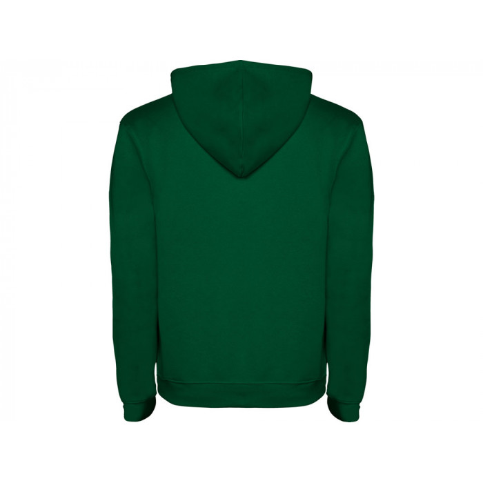 Толстовка с капюшоном Urban мужская, бутылочный/серый меланж