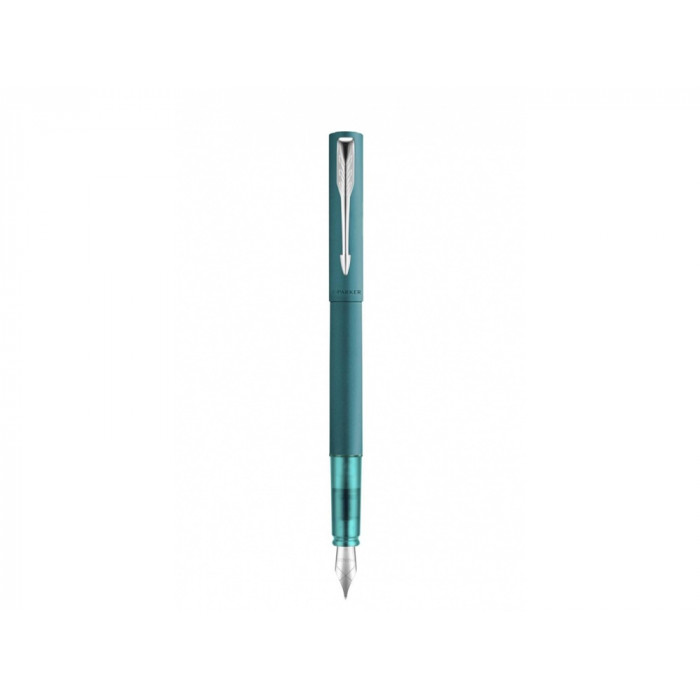 Перьевая ручка Parker Vector XL Teal CT, цвет чернил blue, перо: F, в подарочной упаковке.