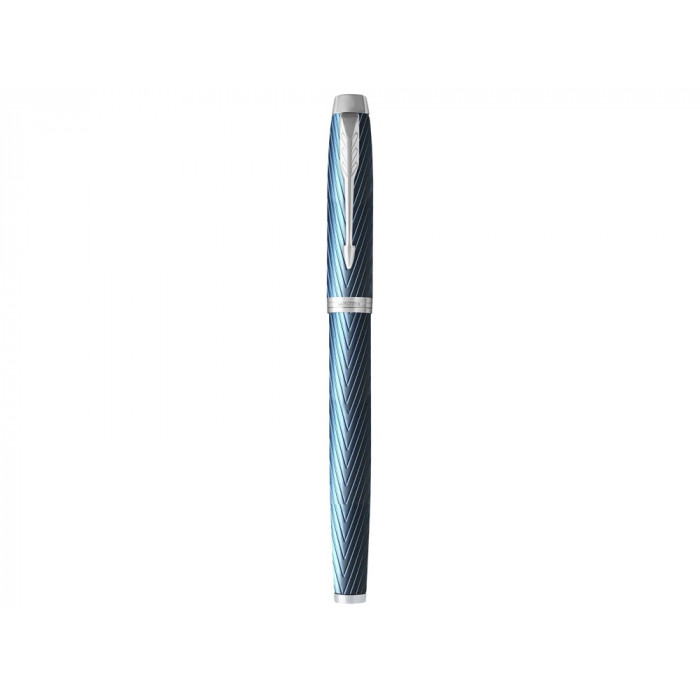 Перьевая ручка Parker IM Premium Blue Grey CT, перо: F, цвет чернил: blue, в подарочной упаковке.