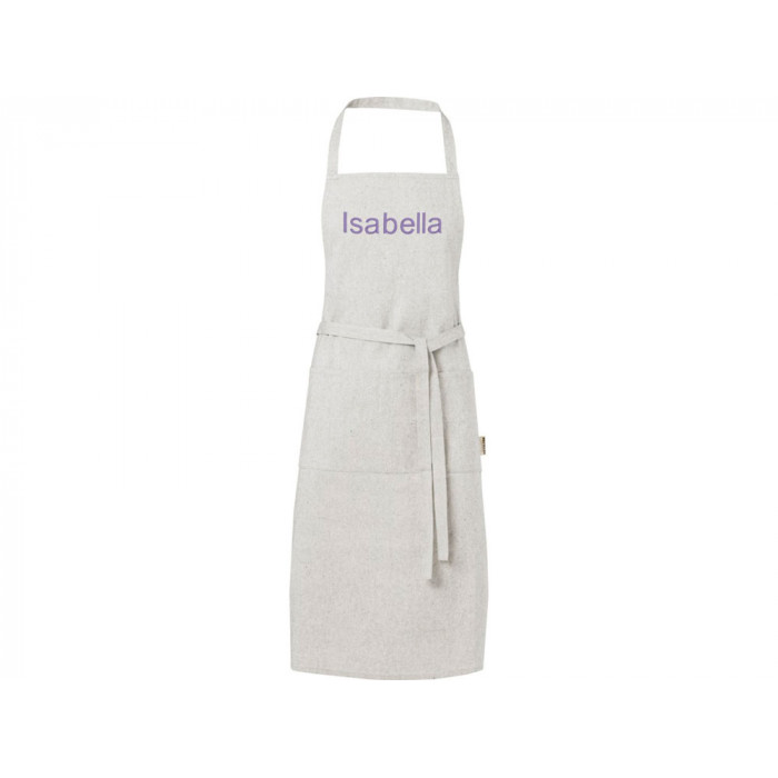 Pheebs 200 g/m2 recycled cotton apron, серый яркий