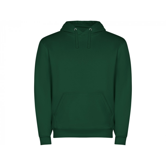 Толстовка с капюшоном Capucha мужская, бутылочный зеленый