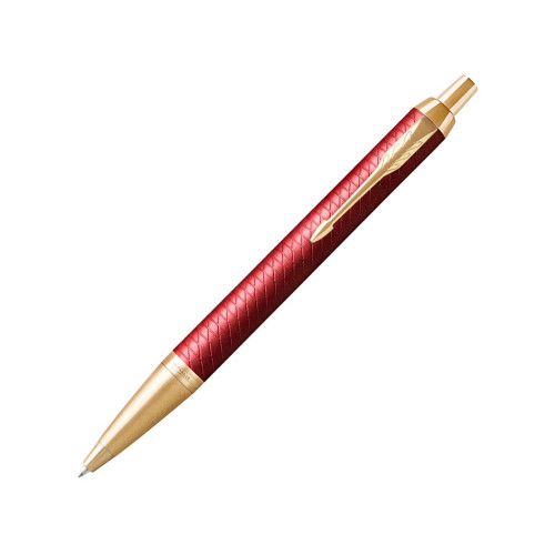 Шариковая ручка Parker IM Premium K318  Red GT, стержень: M, цвет чернил: blue, в подарочной упаковке.