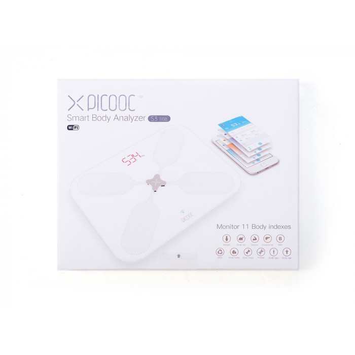 Умные диагностические весы с Wi-Fi Picooc S3 Lite White V2 (6924917717353), белый Умные диагностические весы с Wi-Fi Picooc S3 Lite White V2 (6924917717353), белый