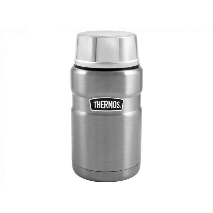 Термос из нерж. стали с ложкой тм THERMOS SK3020ST 0,7L, стальной