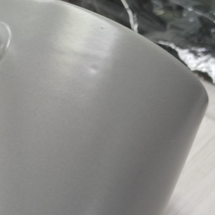 Кружка матовая Rita, 410мл, серый