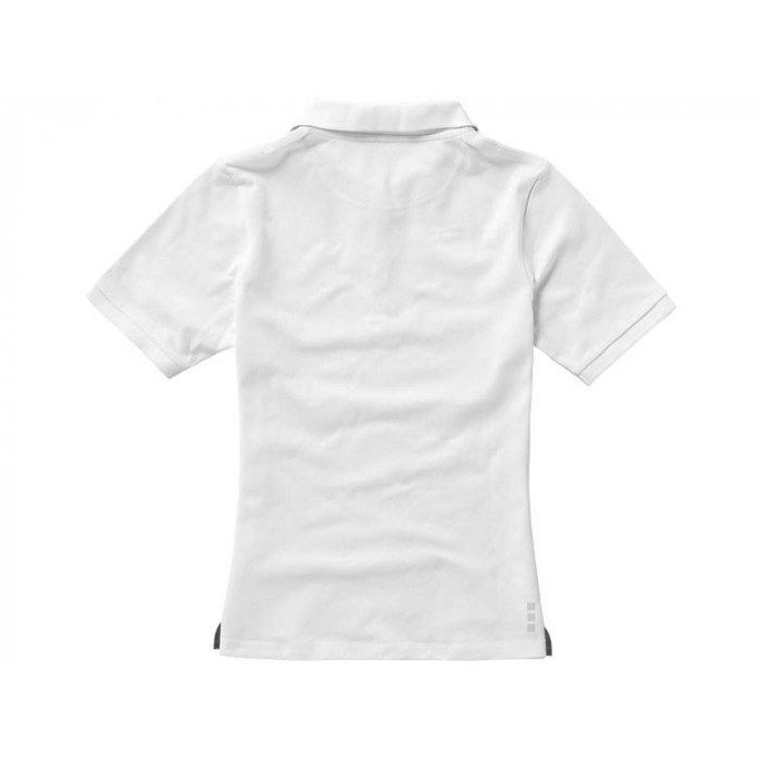 Calgary женская футболка-поло с коротким рукавом, белый