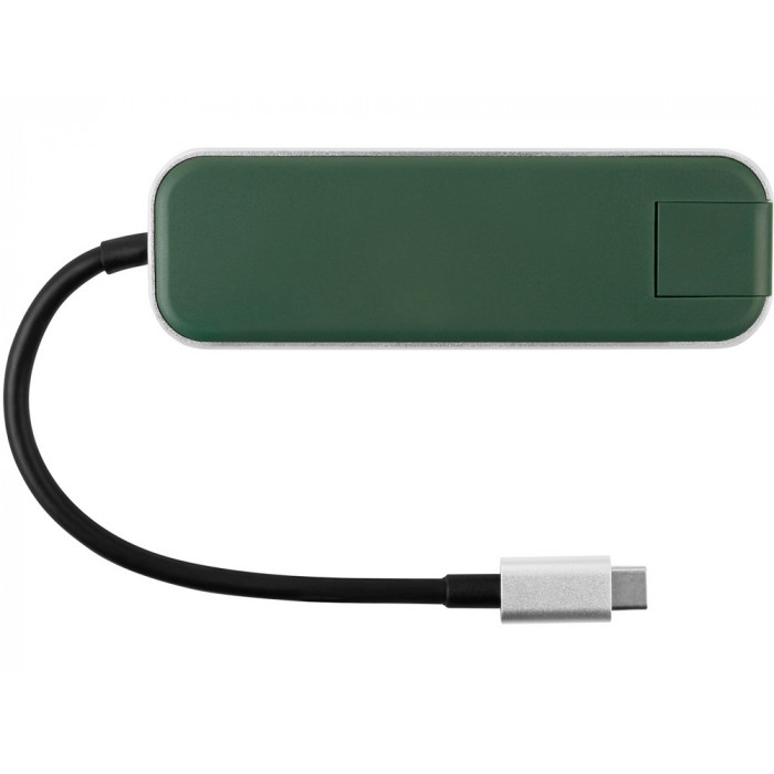 Хаб USB Rombica Type-C Chronos Green