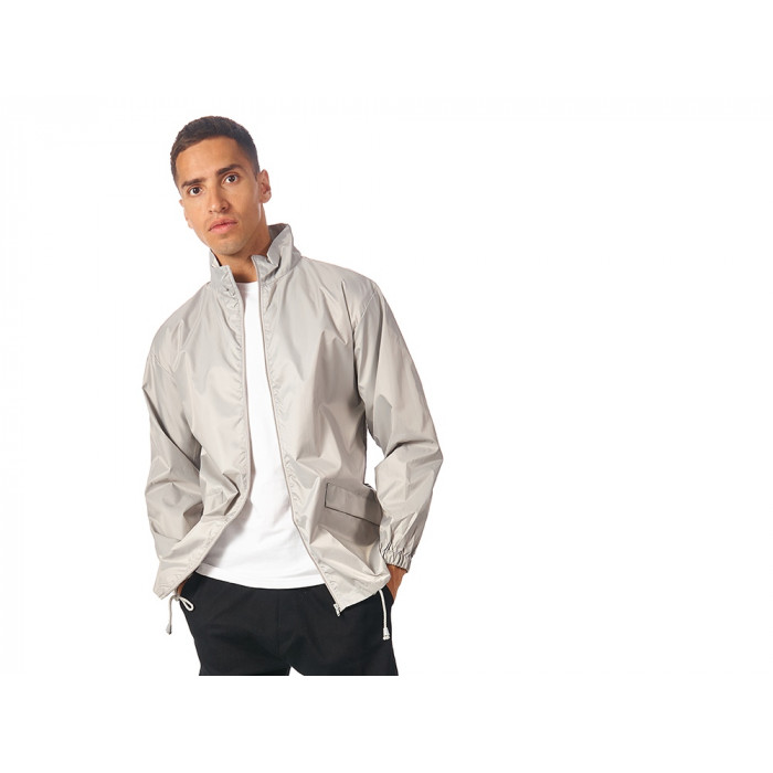 Ветровка Miami мужская с чехлом, серебристый