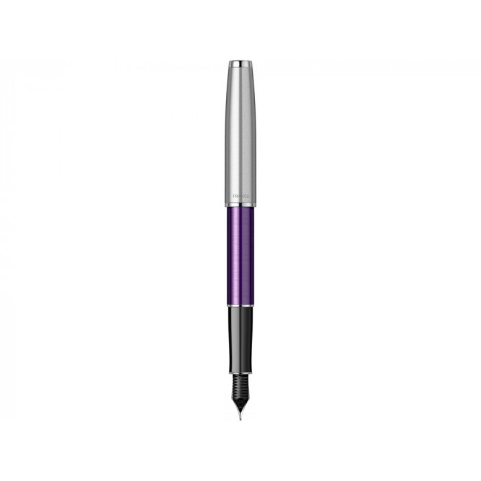 Перьевая ручка Parker Sonnet Essentials Violet SB Steel CT, перо: F, цвет чернил black, в подарочной упаковке.