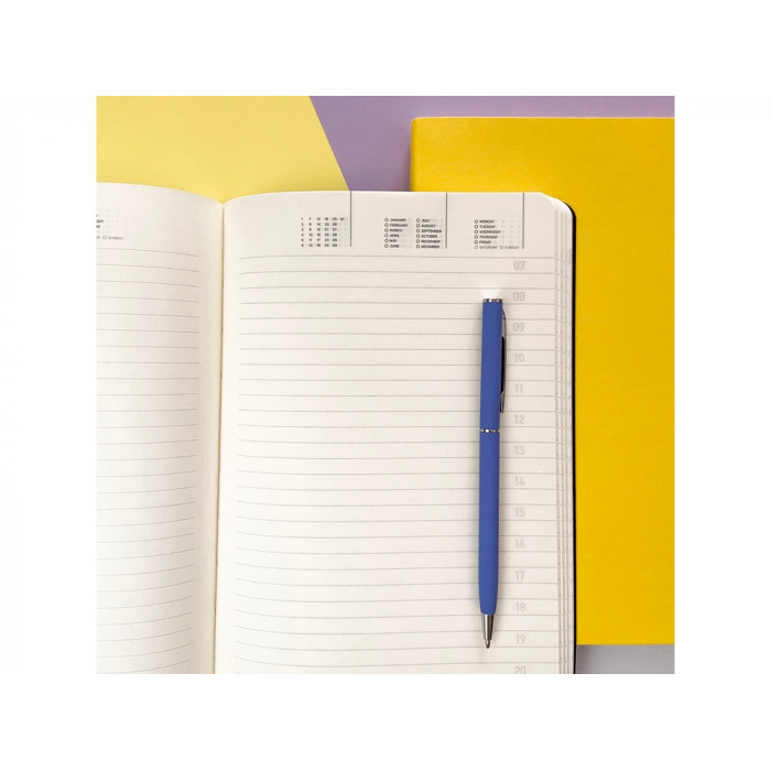 Ежедневник А5 недатированный Megapolis Velvet Flex, желтый