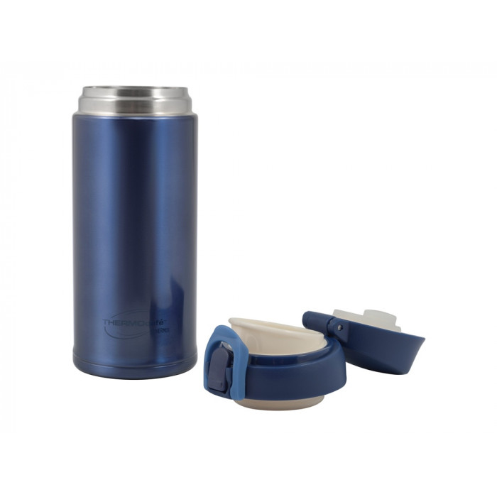 Термос из нерж. стали тм ThermoCafe ТС-350T (Blue), 0.35L, синий