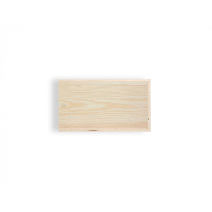 Деревянная коробка BOXIE WOOD M, натуральный темный