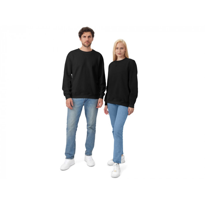 Свитшот оверсайз Lisbon унисекс, черный